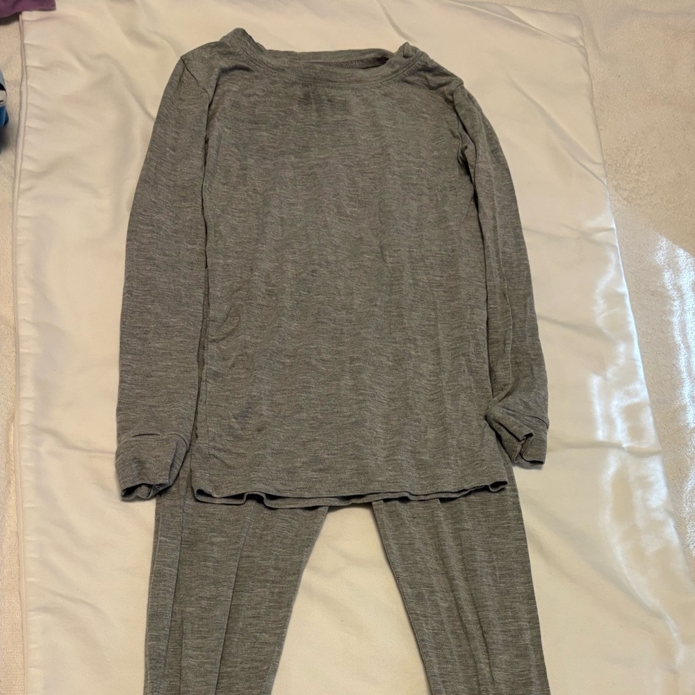 Little Sleepies grey long sleeve set.